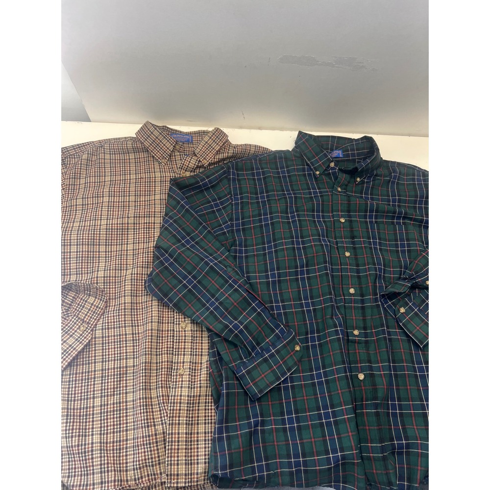 Lot of 2 Vintage Sir Pendleton Wool Flannel Shirts Mens XL Plaid Ogilvie Tartan